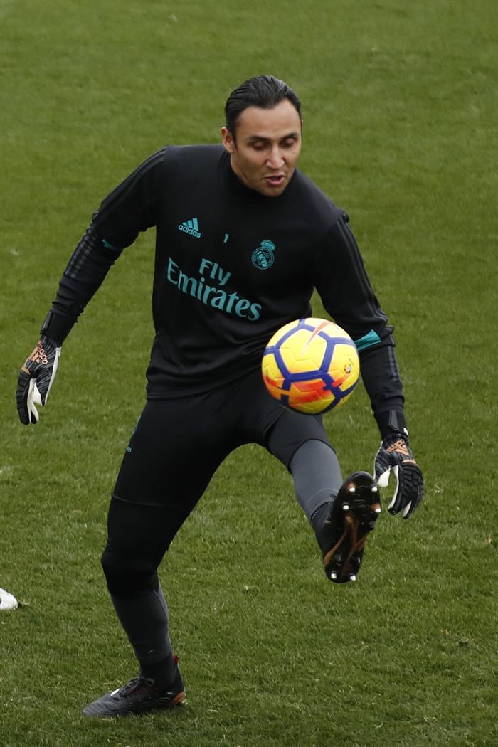 El portero costarricense del Real Madrid Keylor Navas.