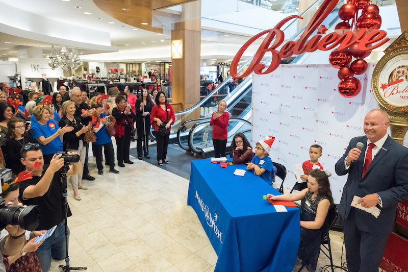 Macy's celebra el lanzamiento de su décima campaña anual de Believe.(Charles Sykes/AP Images for Macy's)