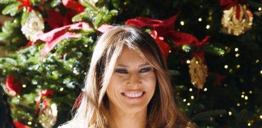 La primera dama, Melania Trump.