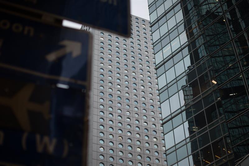 Vista de la sede de la compañía Appleby en Hong Kong hoy, 7 de noviembre de 2017. Appleby es una de las firmas de abogados que filtró los 13 millones de documentos que vinculan con paraísos fiscales a importantes personalidades de todo el mundo. En los "papeles del paraíso".