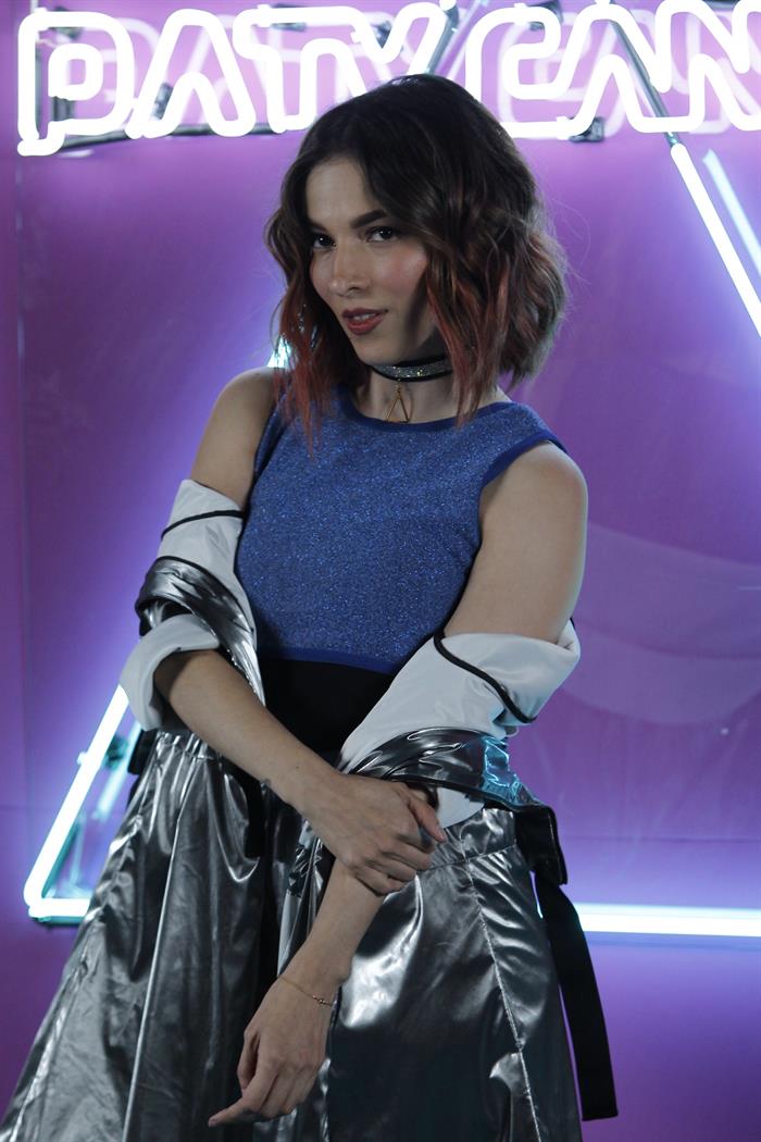 La cantante mexicana Paty Cant&uacute; presenta su nuevo disco #Natural en Ciudad de M&eacute;xico.