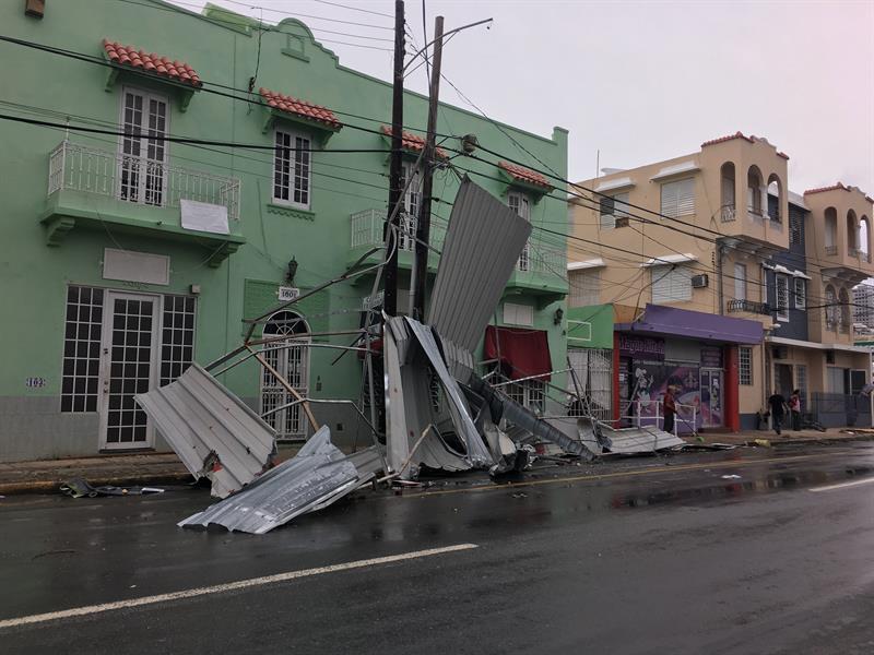 Puerto Rico con el paso del huracán