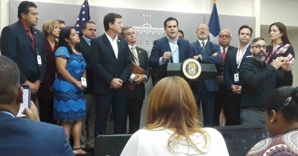 El gobernador de Puerto Rico, Ricardo Rossell&oacute;. (foto twitter Ricardo Rossell&oacute;)