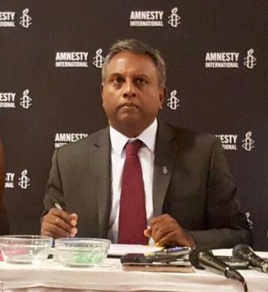Secretario general de AI, el indio Salil Shetty.