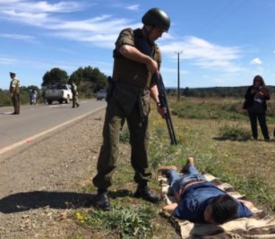 Un Carabinero disparó por la espalda en diciembre de 2016 en el sur de Chile.