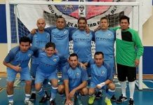 Los Amigos, Cholo Misterioso y La Cruzada golearon en la Cristo del Consuelo S.L. Integrantes del sexteto Juvenil Platense que viene compitiendo y dando 'guerra' en la categoría 50's, en el campeonato de la Cristo del Consuelo Soccer League. (Foto Cortesía: CrisConSoLe)