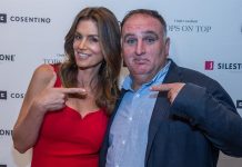 La vida sana une a Cindy Crawford y José Andrés Cindy Crawford y el chef español José Andrés charlaron sobre cocinas.