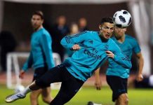 El portugués Cristiano Ronaldo se ausentó del trabajo de grupo en el entrenamiento del Real Madrid por tercer día consecutivo. (foto twitter @Cristiano)