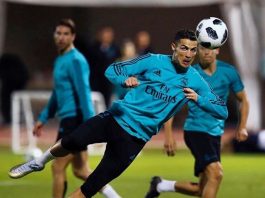El portugués Cristiano Ronaldo se ausentó del trabajo de grupo en el entrenamiento del Real Madrid por tercer día consecutivo. (foto twitter @Cristiano)