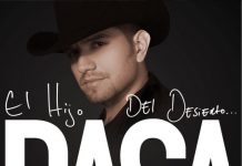 El Dasa ha dedicado su nuevo disco de música de banda, "El hijo del desierto", a los caminantes que con "esperanza" llegan a Estados Unidos. (foto twitter @eldasa)