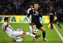 El Real Madrid pierde al descanso de la semifinal del Mundial de Clubes ante el anfitrión Al Jazira.
