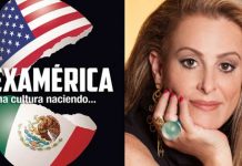 La escritora Fey Berman ha retratado en su obra "Mexamérica, una cultura naciendo" a una población representativa de hispanos que tienen raíces en México. (foto twitter @FeigueBerman1)