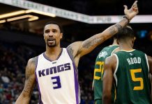 El base George Hill logró 22 puntos para los Kings de Sacramento, que se hicieron de su segundo triunfo seguido al derrotar 99-104 a los Nets de Brooklyn.