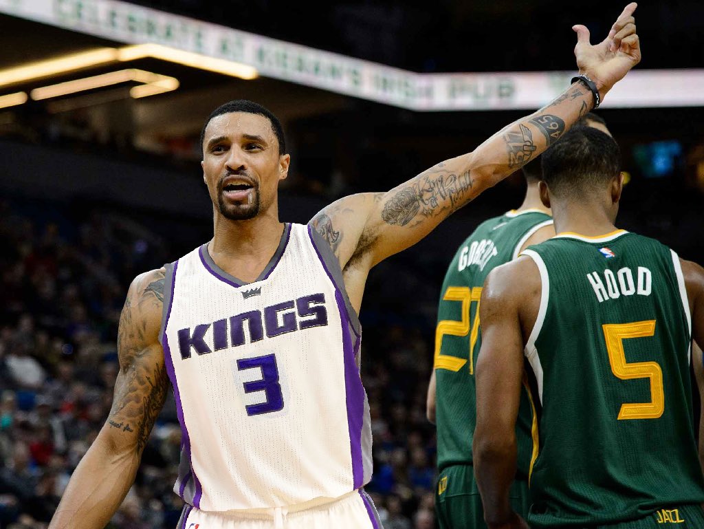  El base George Hill logr&oacute; 22 puntos para los Kings de Sacramento, que se hicieron de su segundo triunfo seguido al derrotar 99-104 a los Nets de Brooklyn.