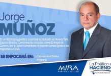 Jorge Munoz candidato a Camara por colombianos en el exterior