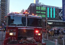 Varias personas resultaron hoy heridas en una explosión registrada cerca de la terminal de autobuses de la Autoridad del Puerto, en una céntrica zona de Nueva York. (foto twitter @nycgob)