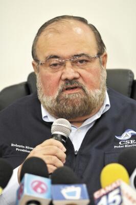 Roberto Jos&eacute; Rivas Reyes, presidente del Consejo Electoral Supremo de Nicaragua. (foto twitter)