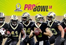Saints marcan historia al llevar a dos corredores al ProBowl Esta noche los Saints de Nueva Orleans impusieron un nuevo registro en la NFL al mandar a dos corredores al ProBowl por primera vez en 42 años, Mark Ingram y Alvin Kamara. (foto twitter @Saints)