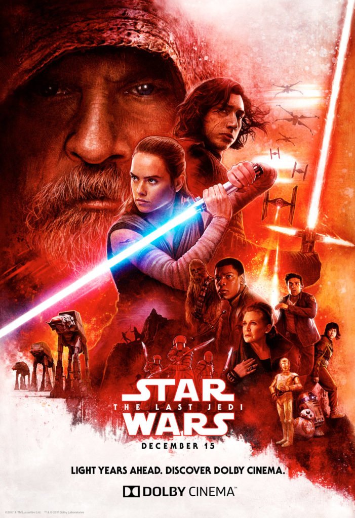 Este a&ntilde;o "The Last Jedi" es la estrella de una cartelera navide&ntilde;a. (foto twitter @starwars)