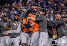 Astros de Houston están ya listos para defender el título de campeones de la Serie Mundial. (foto twitter @LosAstros)