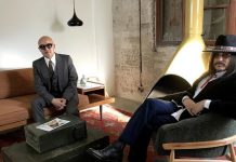 Los mexicanos Bostich & Fussible, pertenecientes a la banda Nortec Collective.