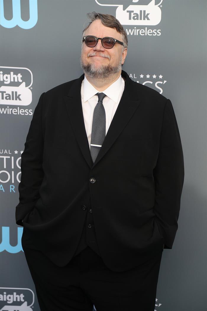 Guillermo del Toro posa a su llegada a la 23 edición de los Premios de la Crítica el pasado jueves 11 de enero de 2018.