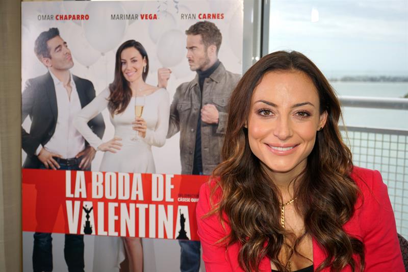 Marimar Vega durante una entrevista en la ciudad de Miami.