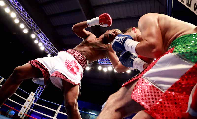 Subriel Matias Vs Luis Pelayo. Foto Esdel Palermo