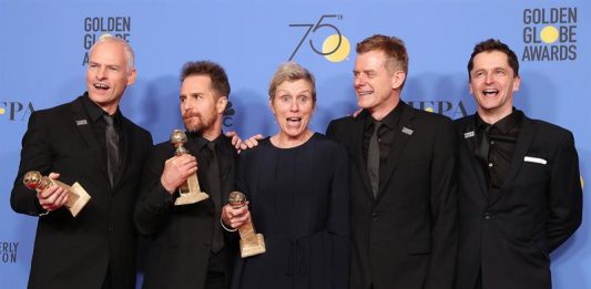 Mejor película dramática: "Three Billboards Outside Ebbing, Missouri".