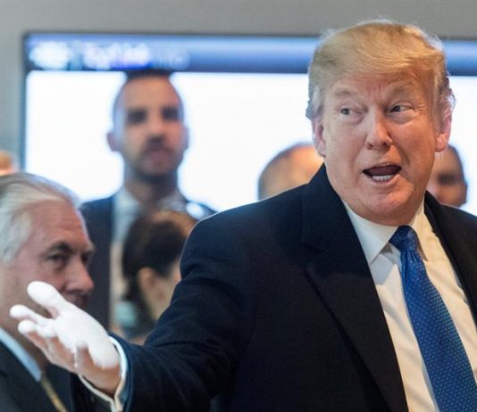 Donald Trump, subrayó hoy que él y la primera ministra británica, Theresa May tienen una muy buena relación.