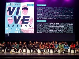 El cartel del Vive Latino 2018, de amplio espectro musical y multicultural Algunos de los artistas que participarán en el Festival Vive Latino hablan con la prensa durante una conferencia en Ciudad de México donde fue presentado el cartel que se celebrará el 17 y 18 de marzo con la actuación de 84 bandas musicales de 18 países.