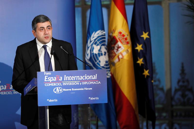 El nuevo secretario general de la OMT, Zurab Pololikashvili.