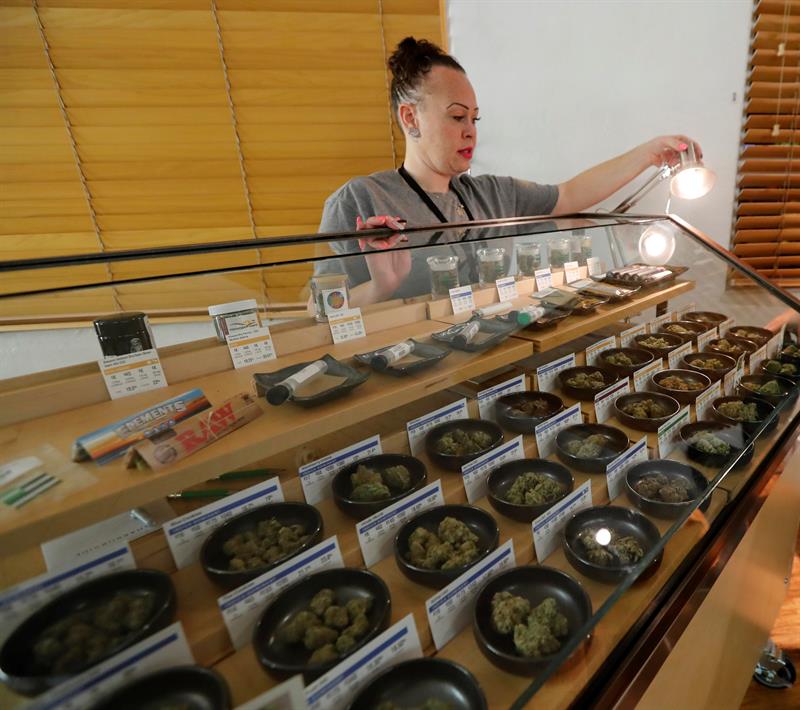 Dispensario de cannabis Harborside en Oakland. 