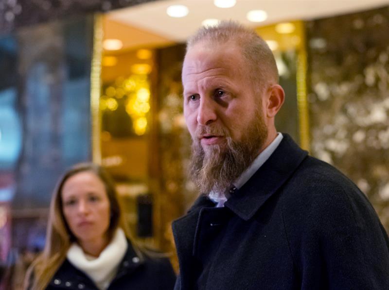 Fotograf&iacute;a de archivo fechada el 3 de diciembre de 2016 y facilitada hoy, 27 de febrero de 2018, que muestra a Brad Parscale, director de las operaciones digitales de la campa&ntilde;a del presidente estadounidense Donald J. Trump, en la Trump Tower de Nueva York, Estados Unidos. 