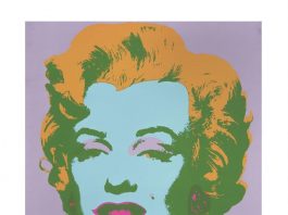 Una de las imágenes que Andy Warhol creó de Marilyn Monroe.