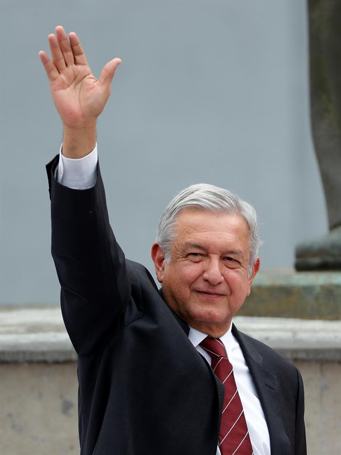  El l&iacute;der izquierdista Andr&eacute;s Manuel L&oacute;pez Obrador