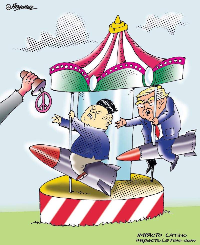 Trump y Kim