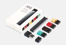 Alerta por Juul, el producto de tabaco que está siendo furor en las escuelas Coloridos dispositivos con nicotina (a la derecha) se insertan en el cigarillo electrónico llamado Juul, que los educadores dicen que es difícil de reconocer porque se parece a un flash drive. (Cortesía de Juul Labs)
