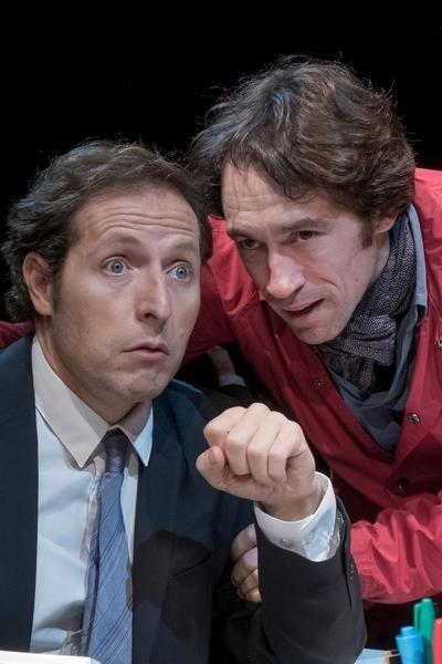 Jocosa escena entre Txemi Parra y Luis Carlos de la Lombana en la nueva producci&oacute;n de Repertorio Espa&ntilde;ol