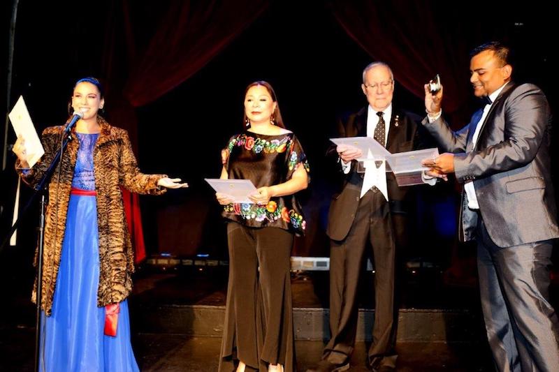 Milagros Lopez Arias, Ana Maria Estrada , Manolo García Oliva y Rubén Enzián