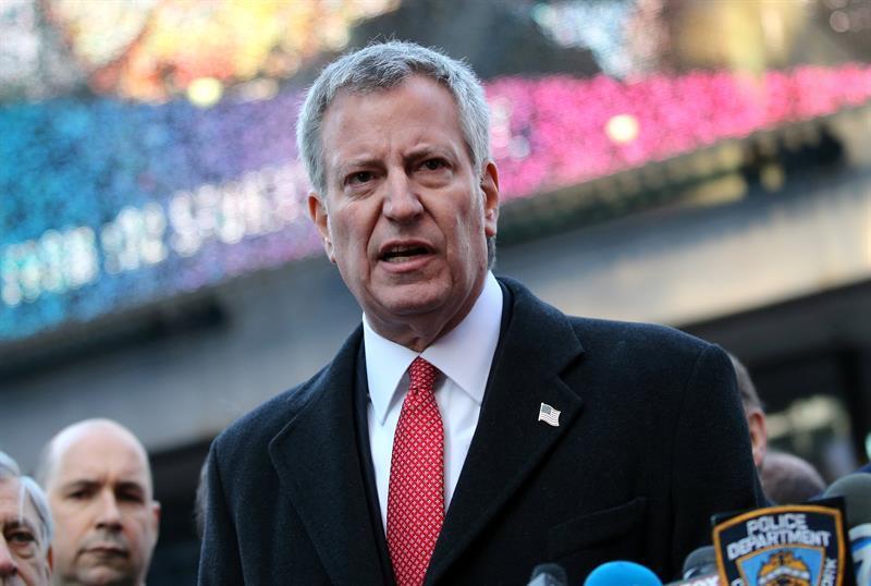El alcalde de Nueva York, Bill de Blasio