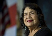 La activista Dolores Huerta