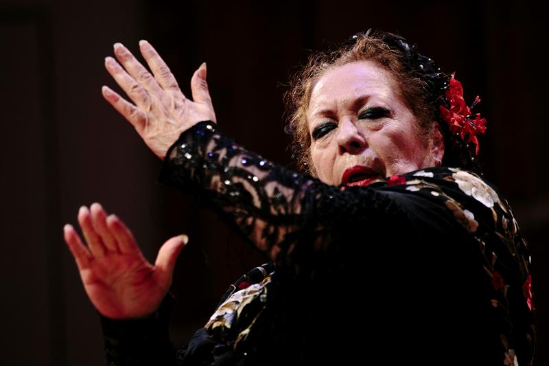 La bailarina espa&ntilde;ola de flamenco gitano "La Chana" 