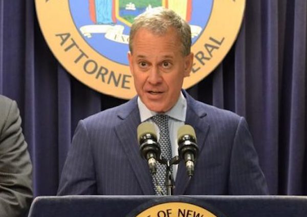 El fiscal general de Nueva York, Eric T. Schneiderman.
