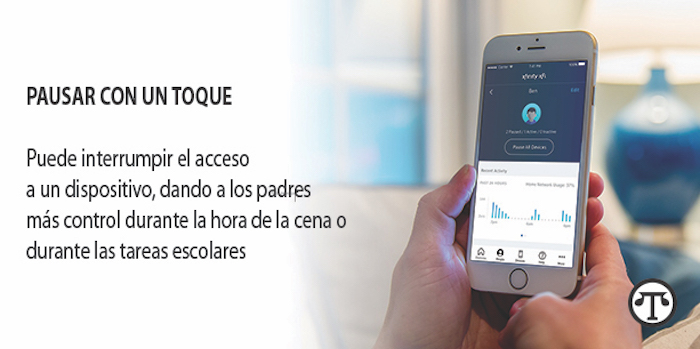Una app f&aacute;cil de usar permite que los padres controlen d&oacute;nde y cu&aacute;ndo sus hijos pueden usar internet.