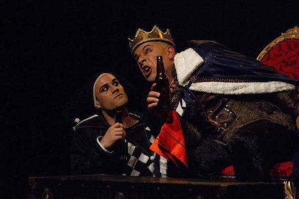 Sebastian Stimman y Luis Alberto Garc&iacute;a en un instante de gran dramat&iacute;smo en Yo no soy el rey Lear.