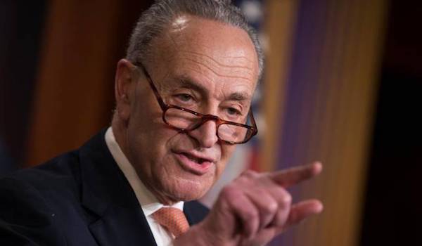 El l&iacute;der de la minor&iacute;a dem&oacute;crata en el Senado, Chuck Schumer