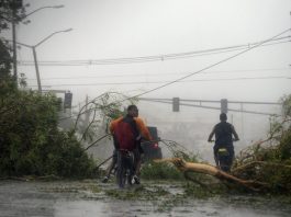 Fotografía de archivo de los daños causados tras el paso del huracán María en Puerto Rico.