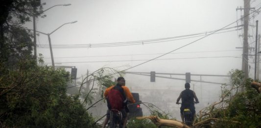 Fotografía de archivo de los daños causados tras el paso del huracán María en Puerto Rico.