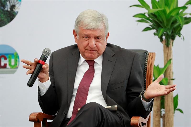 El candidato de izquierda a la presidencia de M&eacute;xico, Andr&eacute;s Manuel L&oacute;pez Obrador
